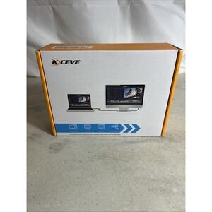 KCEVE 2 Ports KVM Switch Dual Display 4K HDMI KVM Switch Dual Monitor KC-KVM202